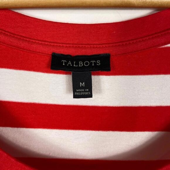 Talbots Women's Striped Maxi Dress - Size M - Picture 4 of 7